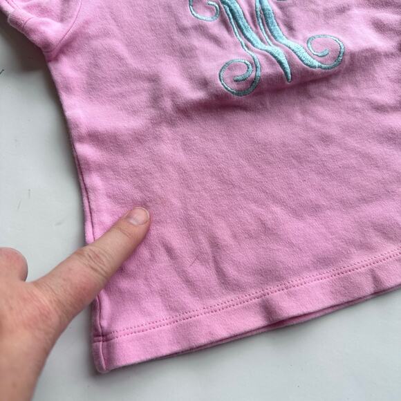 ARB Blanks Pink Monogrammed 'M' Tee - Size 18 Months - Picture 4 of 4